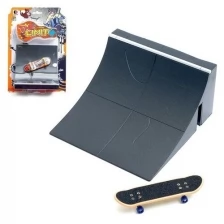 Пальчиковый скейтборд с рампой "Скейт-парк", микс./В упаковке шт: 1