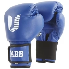 Перчатки бокс.(иск.кожа) Jabb JE-2021A/Basic Jr 21A синий 4ун.