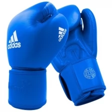 Перчатки боксерские Muay Thai Gloves 200 сине-белые (вес 12 унций)